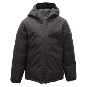 2197AL giubbotto bimbo boy SUNS kids padded jacket black