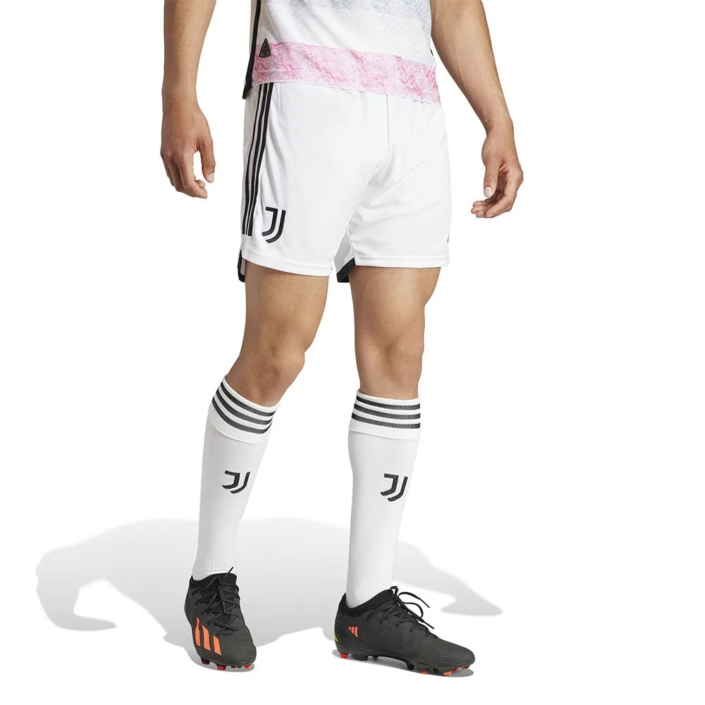 ADIDAS Pantaloncini Calcio Juve Away 23 24 Bianco Uomo