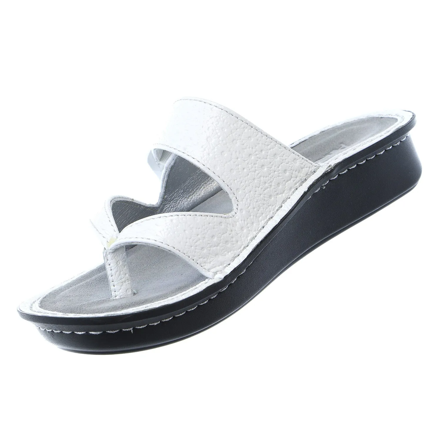 Alegria Valentina Slip On Slide Adjustable Strap Sandal Shoe - Womens