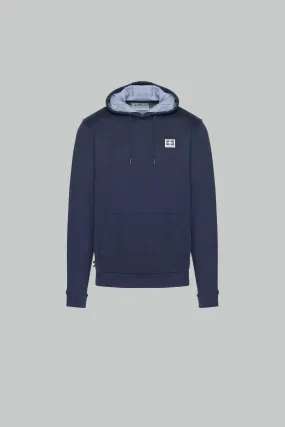 AQUASCUTUM ACTIVE Felpa cappuccio patch ACTIVE CLUB CHECK PATCH HOODIE