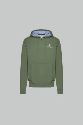 AQUASCUTUM Felpa cappuccio full zip ACTIVE SMALL LOGO FZ HOODIE