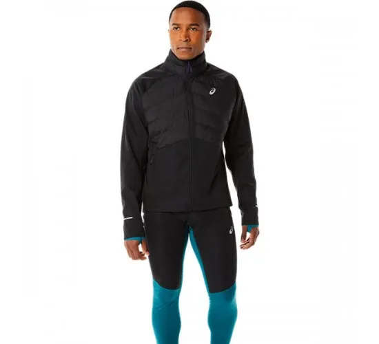 ASICS WINTER RUN JACKET Performance Black Heather/Perform. Black