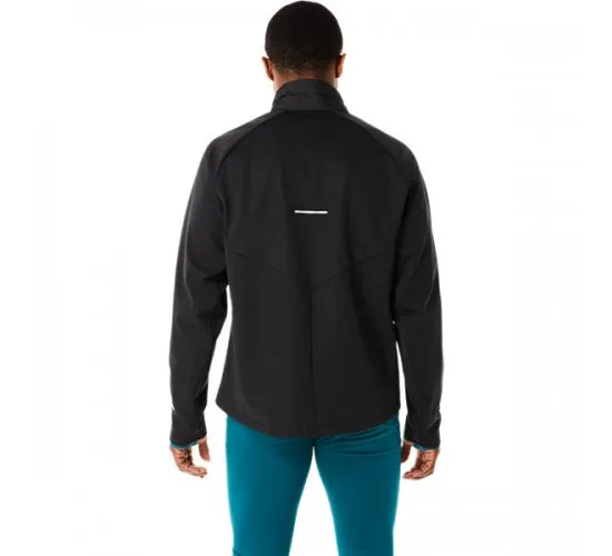 ASICS WINTER RUN JACKET Performance Black Heather/Perform. Black