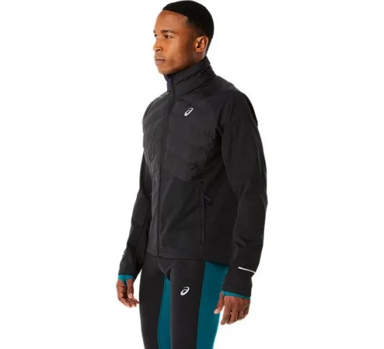 ASICS WINTER RUN JACKET Performance Black Heather/Perform. Black