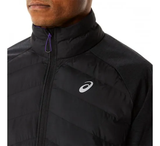 ASICS WINTER RUN JACKET Performance Black Heather/Perform. Black