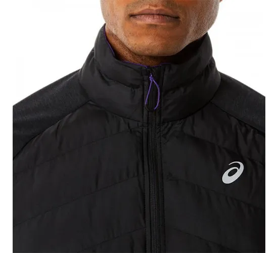 ASICS WINTER RUN JACKET Performance Black Heather/Perform. Black