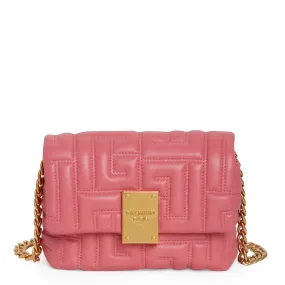 BALMAIN  Borsa ''1945'' in pelle rosa