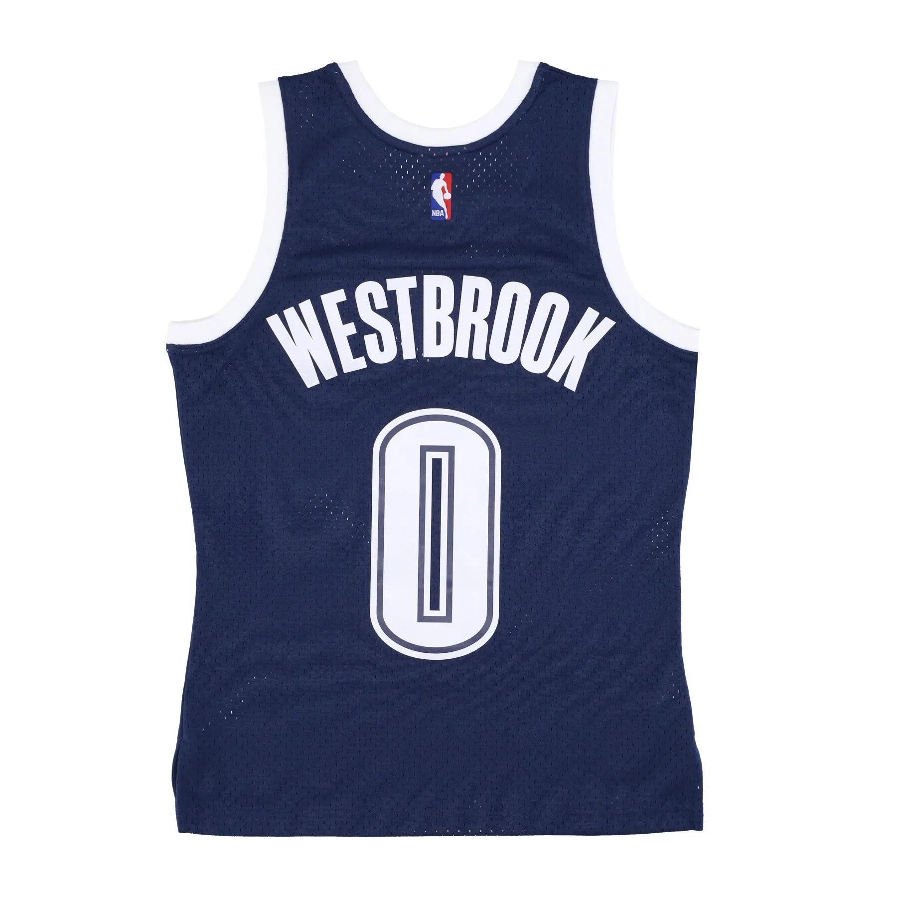 Canotta Basket Uomo Nba Alternate Swingman Jersey No 0 Russell Westbrook 2015-16 Oklthu Original Team Colors