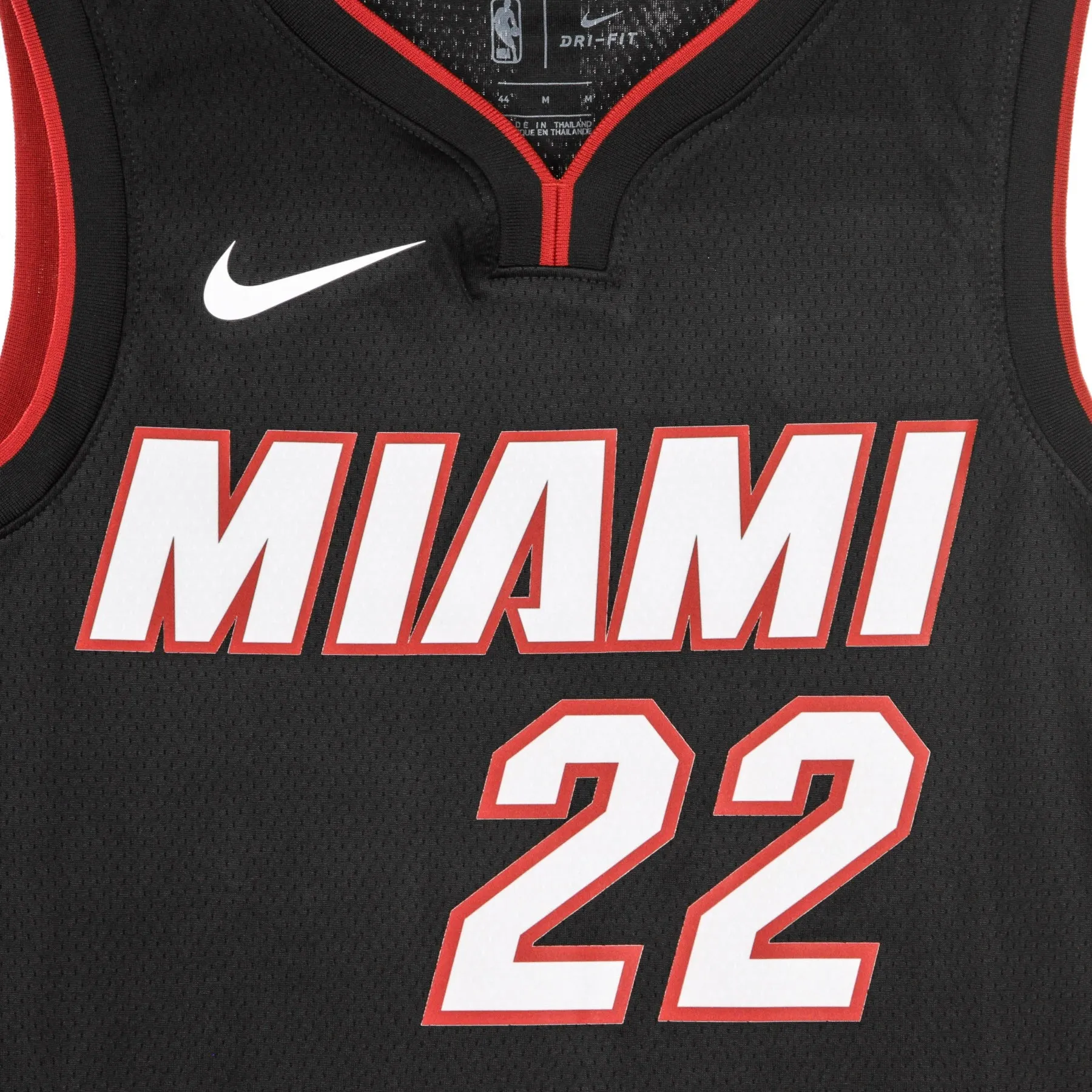 Canotta Basket Uomo Nba Swingman Jersey Icon Edition 2020 No 22 Jimmy Butler Miahea Black/tough Red/sundial