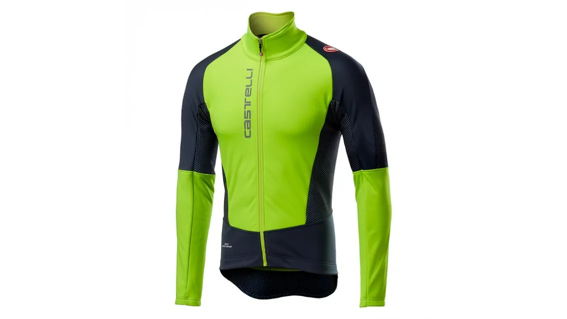 CASTELLI Mortirolo V Jacket Yellow Fluo