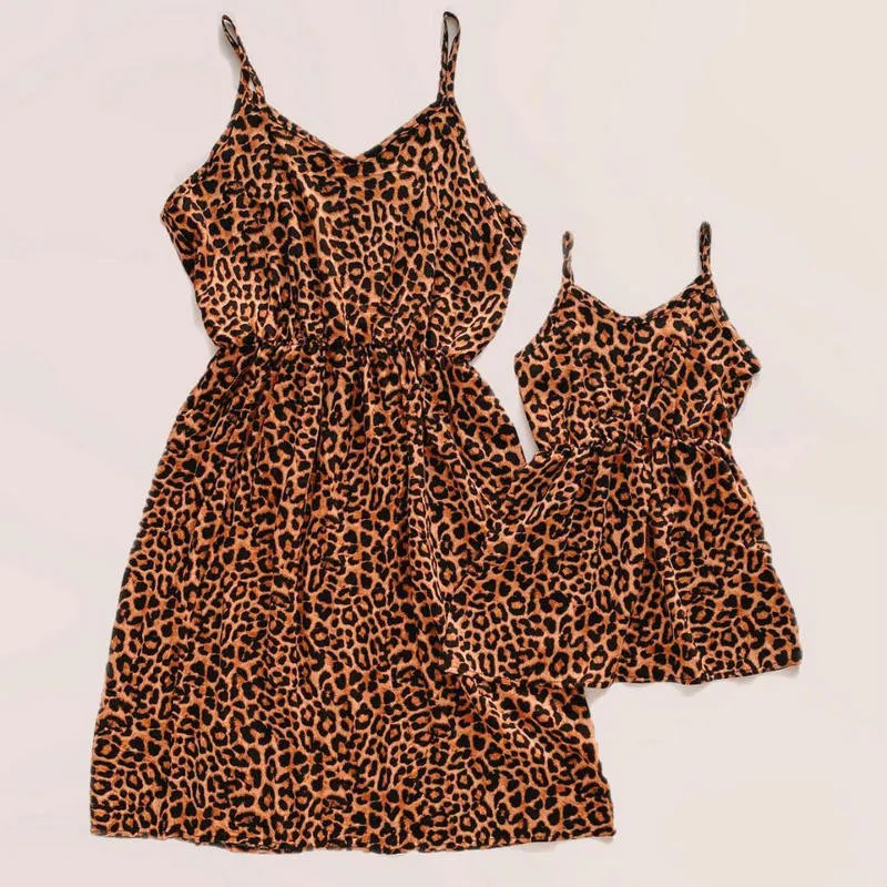 Coordinato mamma-figlia leopard dress Hanna