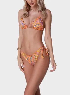 costume bikini triangolo e slip sunrise