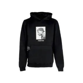 felpa cappuccio uomo no changes hoodie x 2pac BLACK