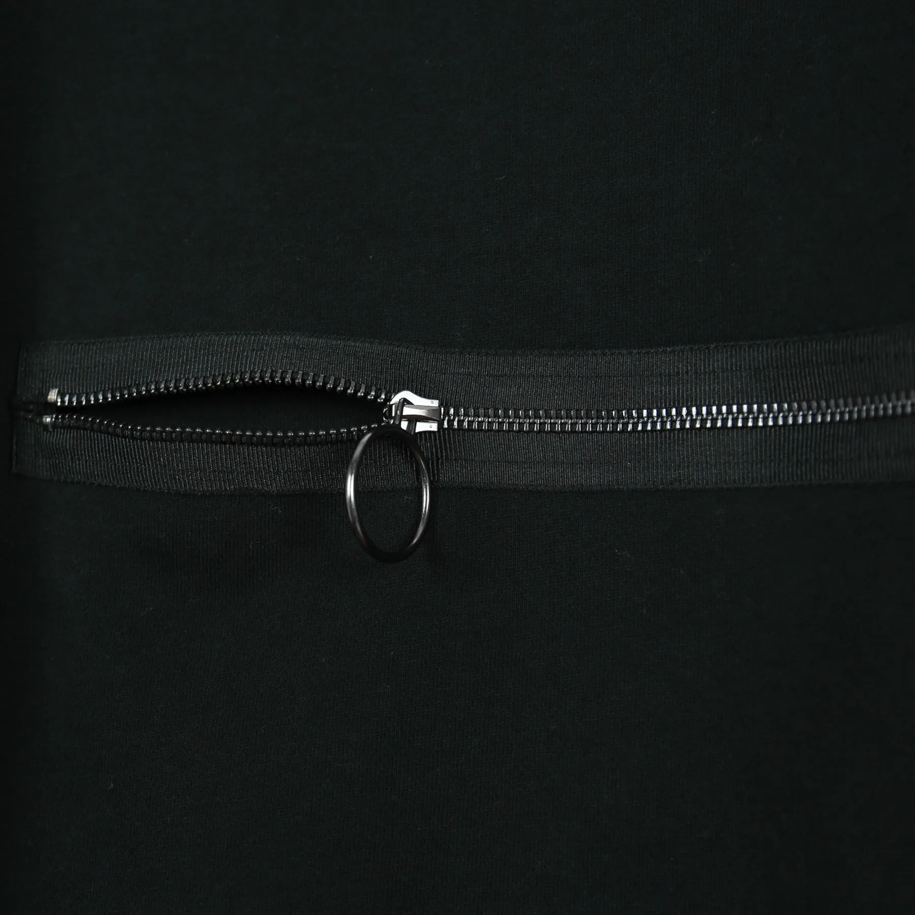 Felpa Girocollo Uomo Grosgrain Sweat Black/red