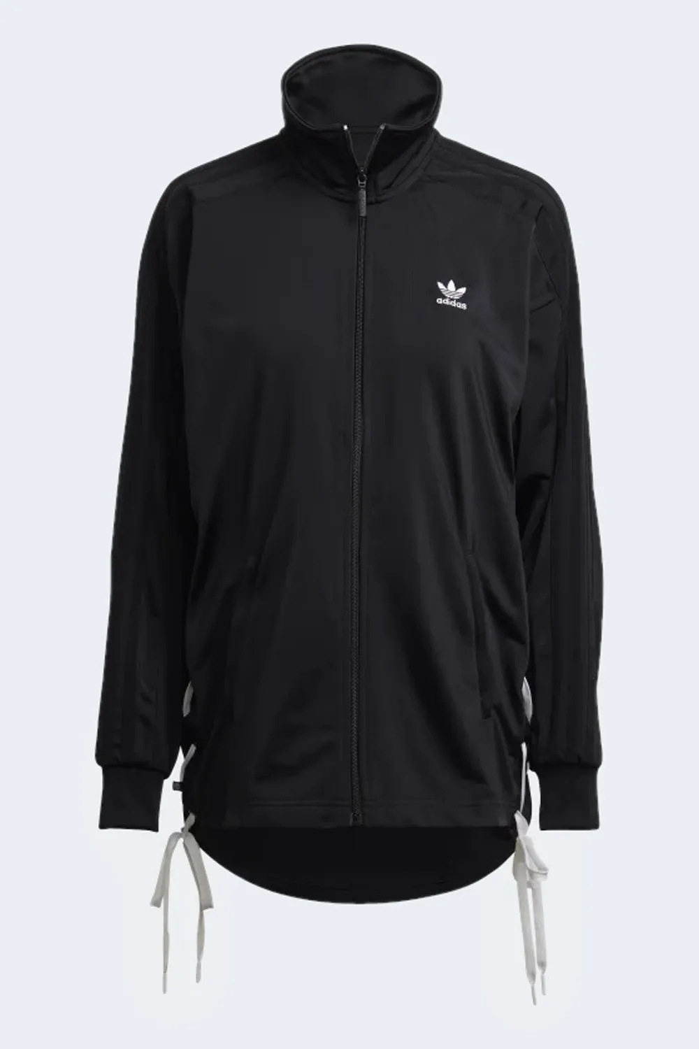 Felpa senza cappuccio Adidas laced tracktop Nero