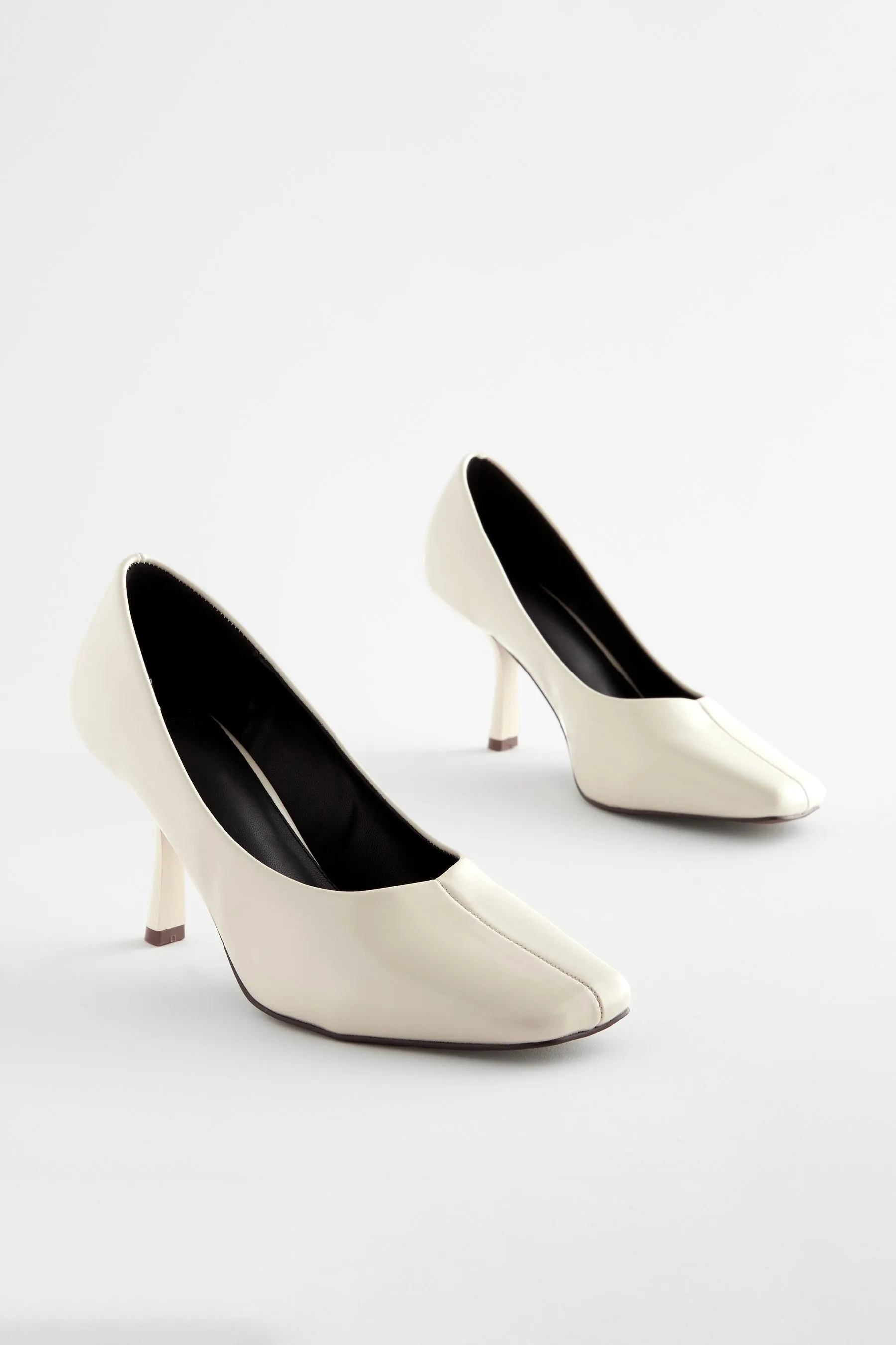 Forever Comfort Angled Square Toe Heels