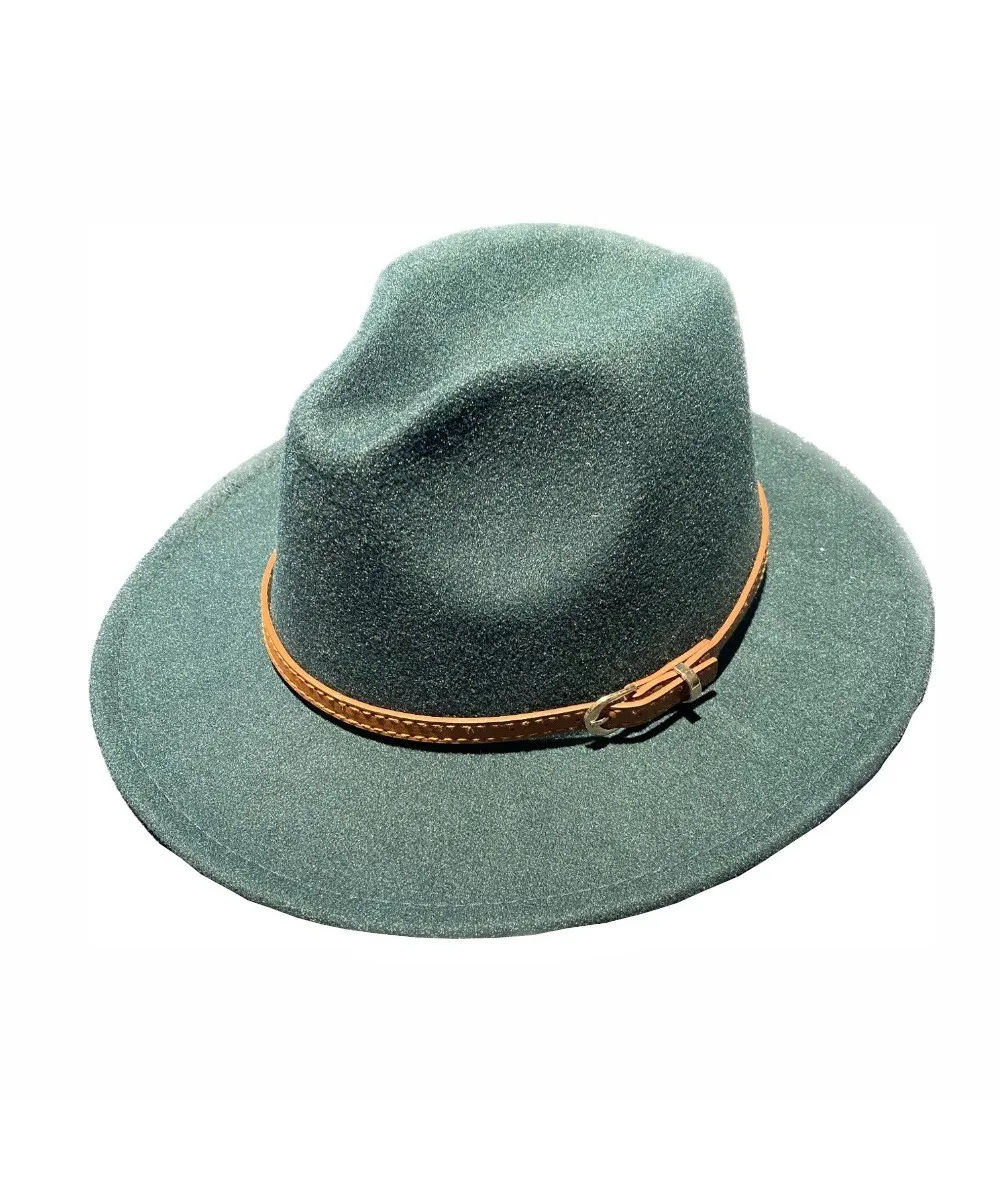 Galise cappello fedora regolabile, verde