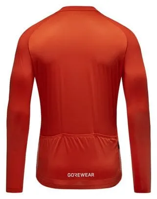 Gore Wear Spinshift Orange Long Sleeve Jersey