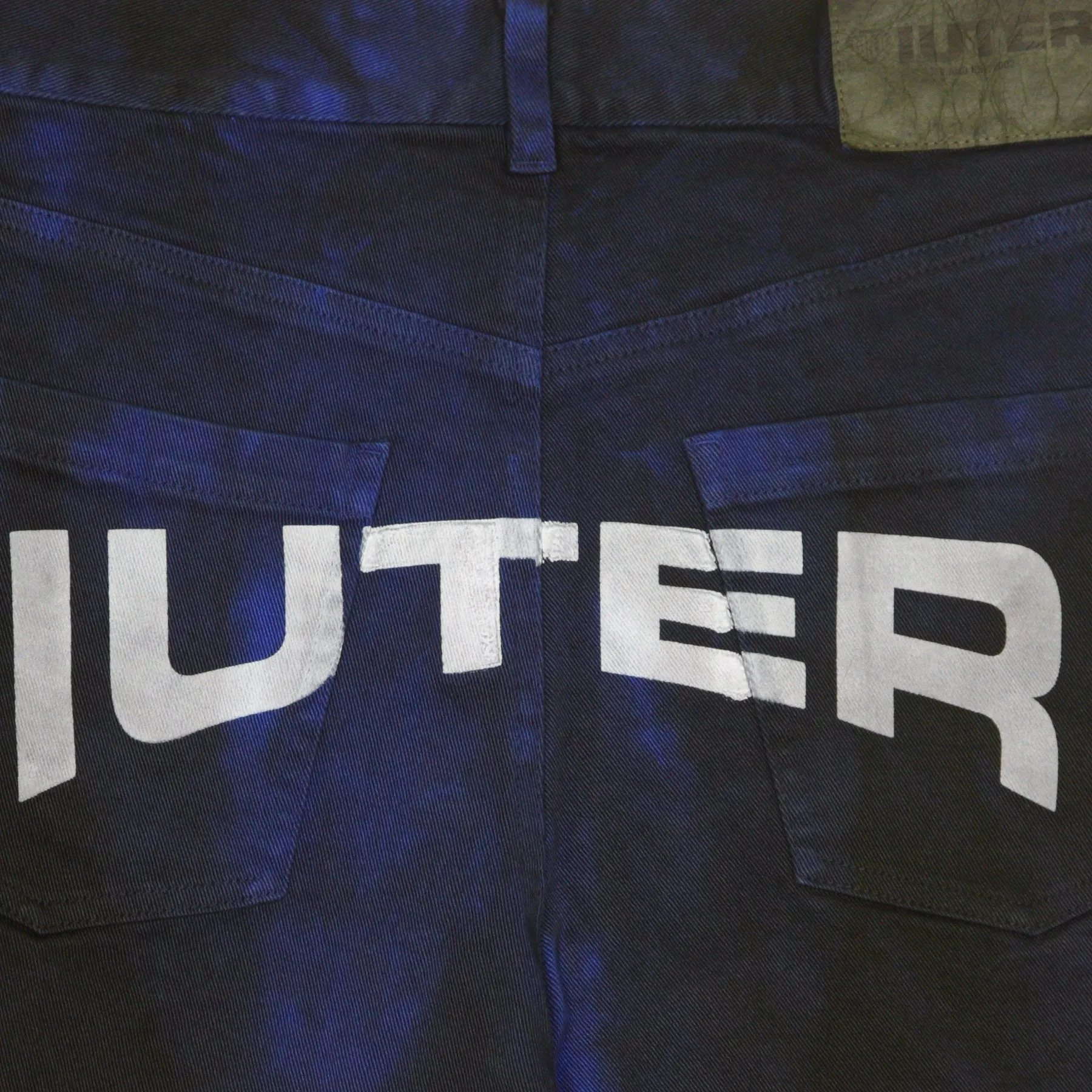 Jeans Corto Uomo Radar Marble Shorts Dark Navy