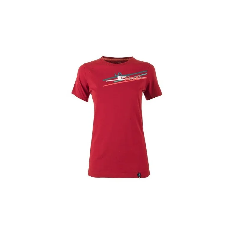 La Sportiva STRIPE 2.0 T-SHIRT W BERRY