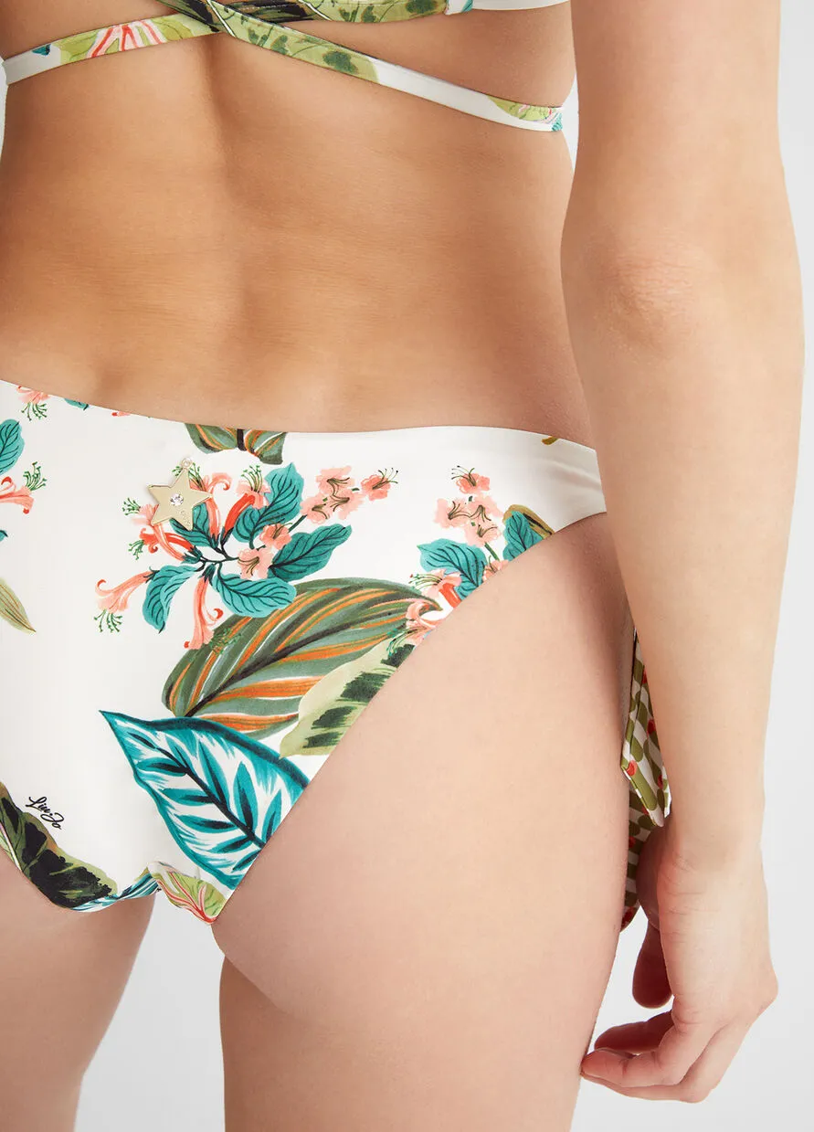 LIU-JO Slip da mare con stampa jungle