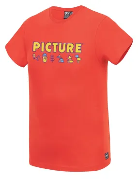 Maglietta Picture Organic Otto Kids Tee Red