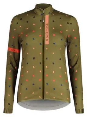 Maloja ToadstoolM. kaki moss dots jacket for women