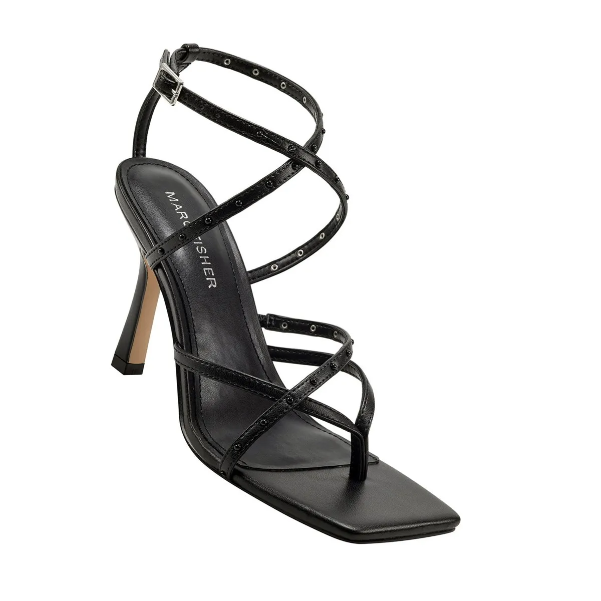 Marc Fisher Heels & Pumps Toronto Bossi Sandalo con tacco a cinturini da donna Nero