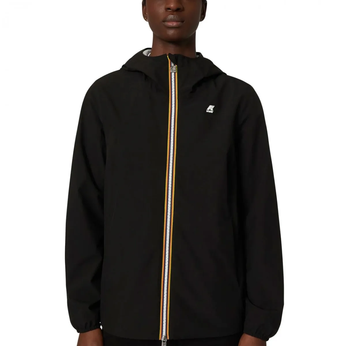 Marguerite Stretch Poly Jersey Black Pure