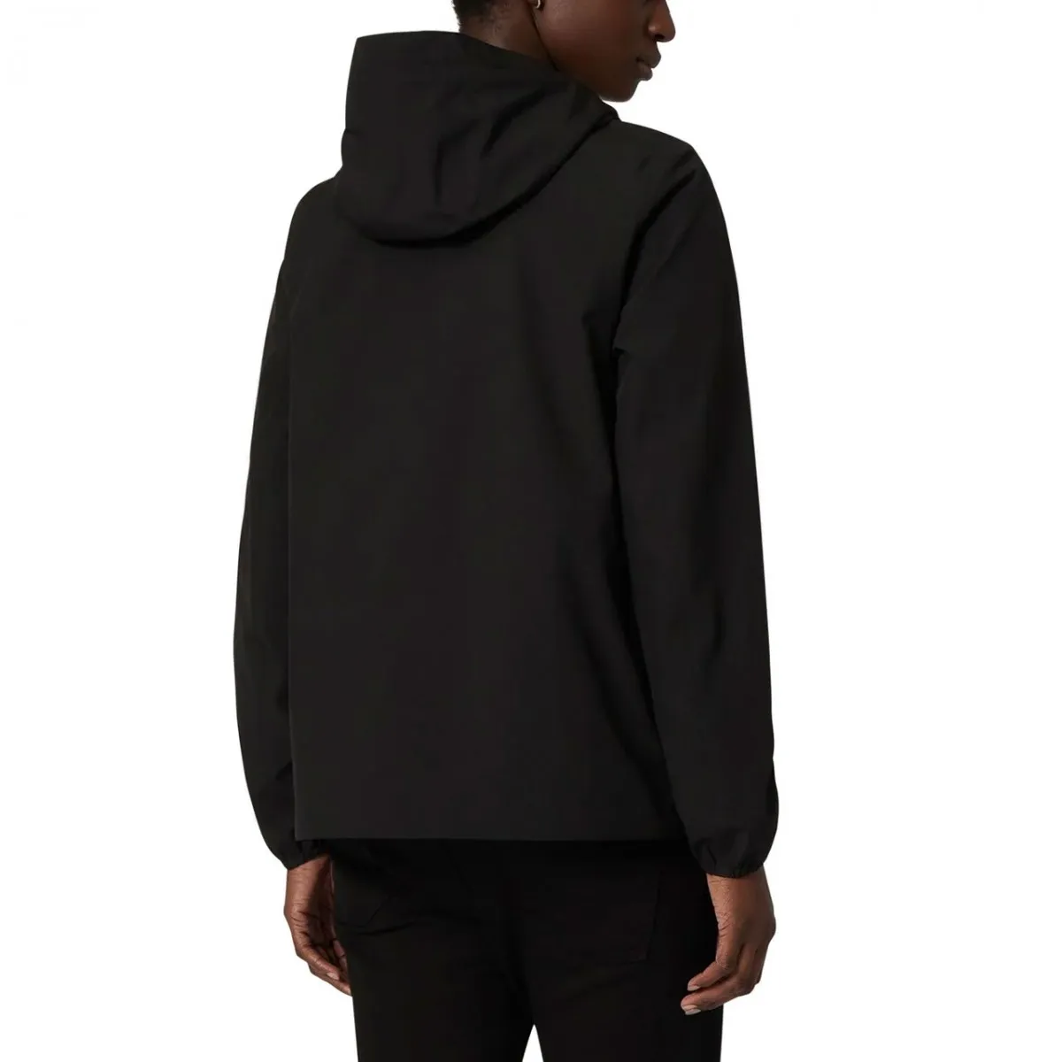 Marguerite Stretch Poly Jersey Black Pure