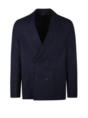 MEN OFFICINE GENERALE DARK BLUE COTTON LEON JACKET