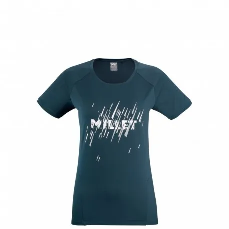 Millet  Women's tee-shirt - navy-blue LTK FAST TS SS W