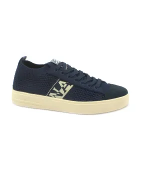 NAPAPIJRI KQ1761 blue marine blu scarpe uomo sneakers lacci tessuto