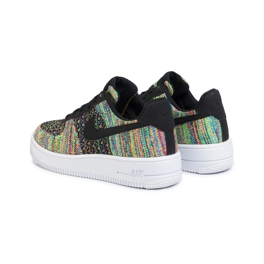 NIKE AIR FORCE 1 Flyknit 2.0 - Scarpe - Black/Black/Hyper Pink/Volt - BV0063-002