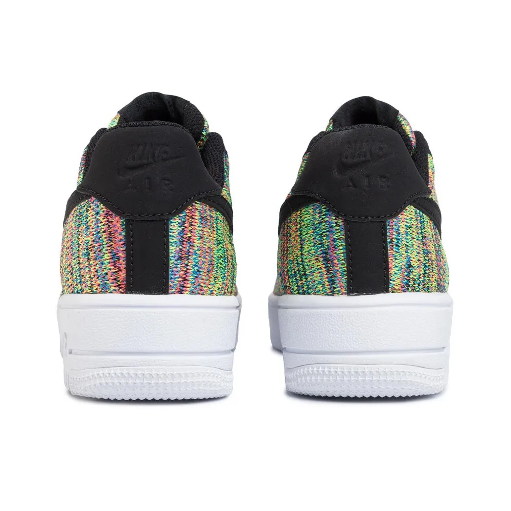 NIKE AIR FORCE 1 Flyknit 2.0 - Scarpe - Black/Black/Hyper Pink/Volt - BV0063-002