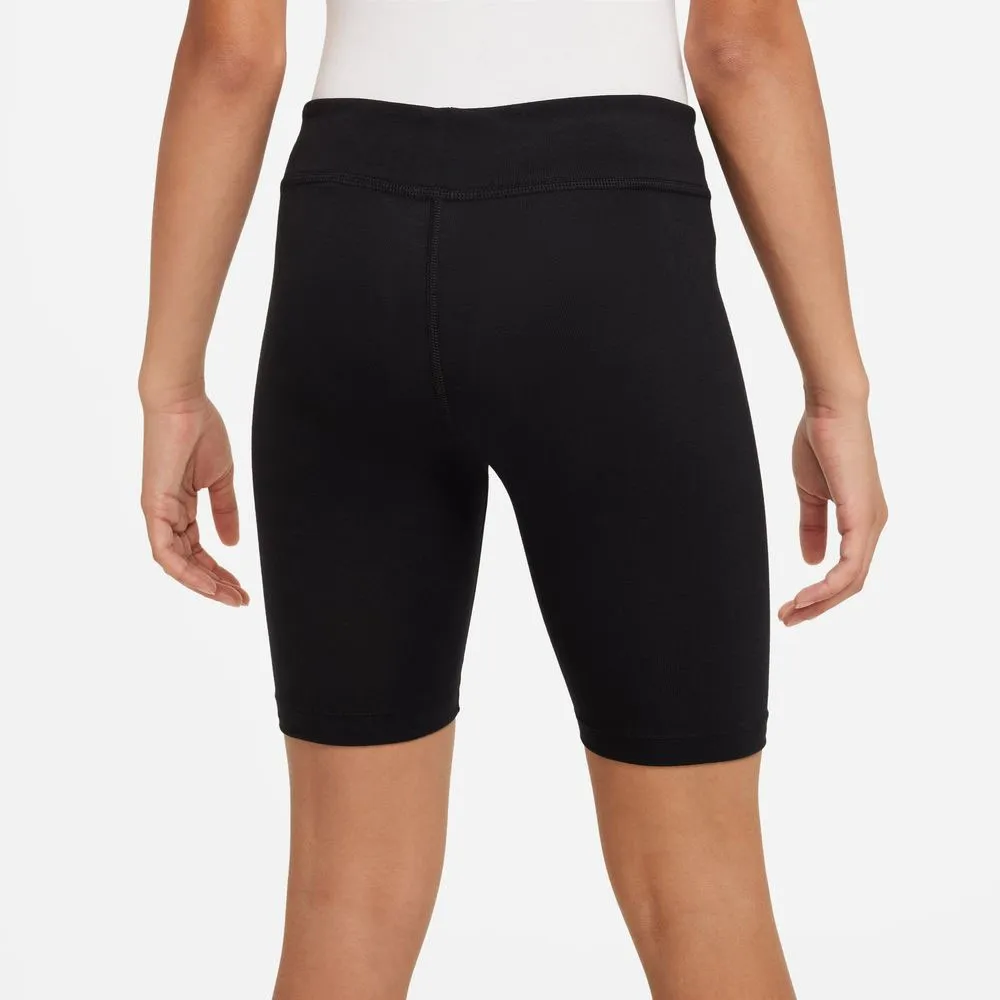 Nike Shorts Bikers Nero Bambina