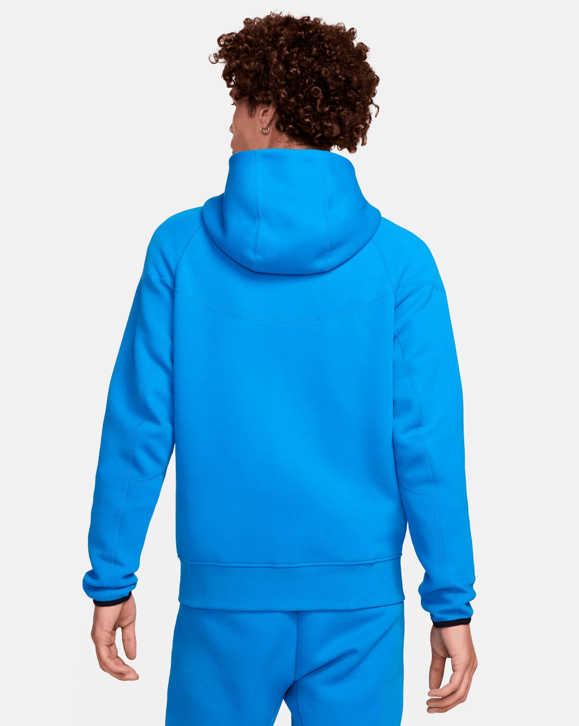 Nike Sportswear Felpa Con Cappuccio Tech Fleece Windrunner Blu Uomo