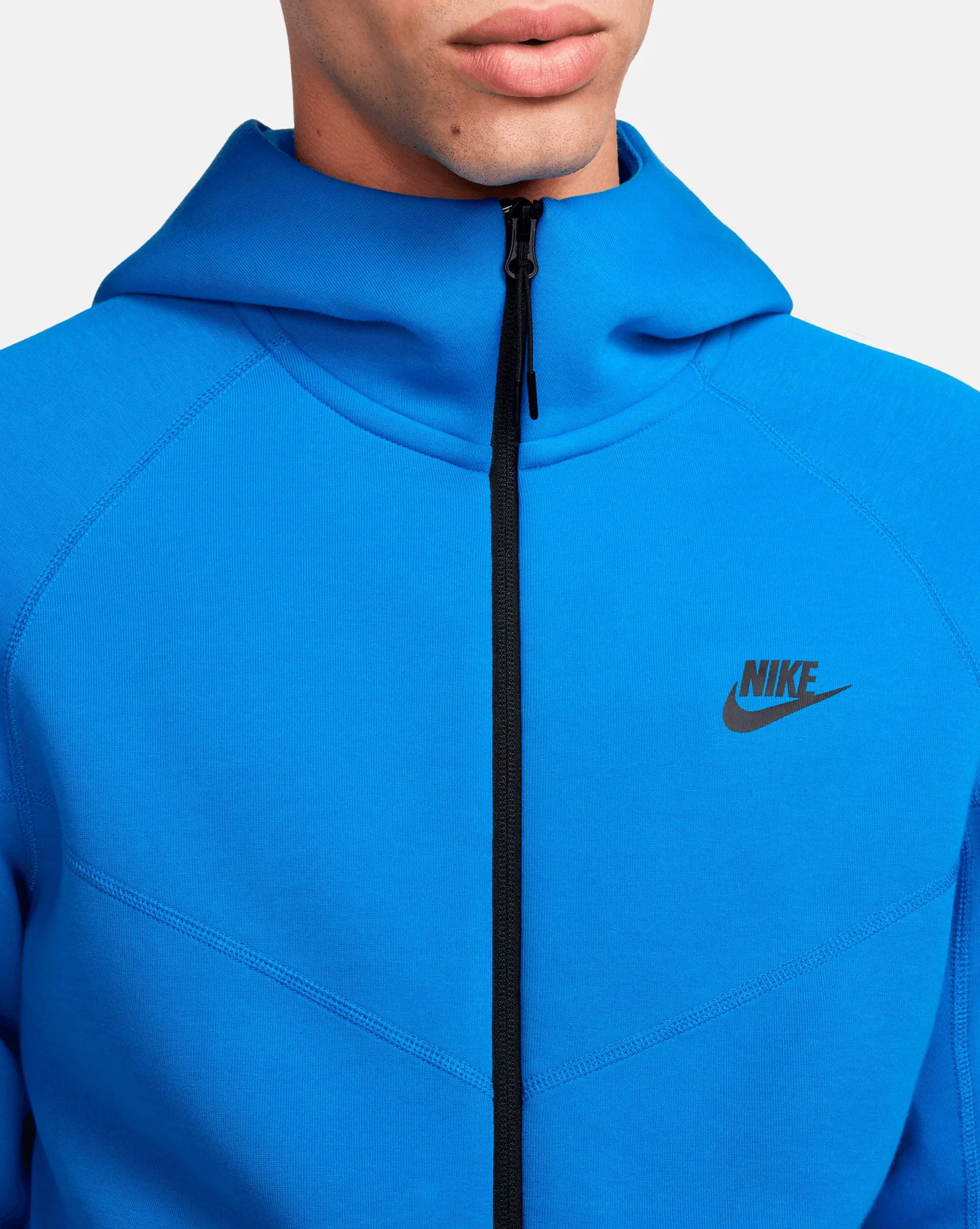 Nike Sportswear Felpa Con Cappuccio Tech Fleece Windrunner Blu Uomo