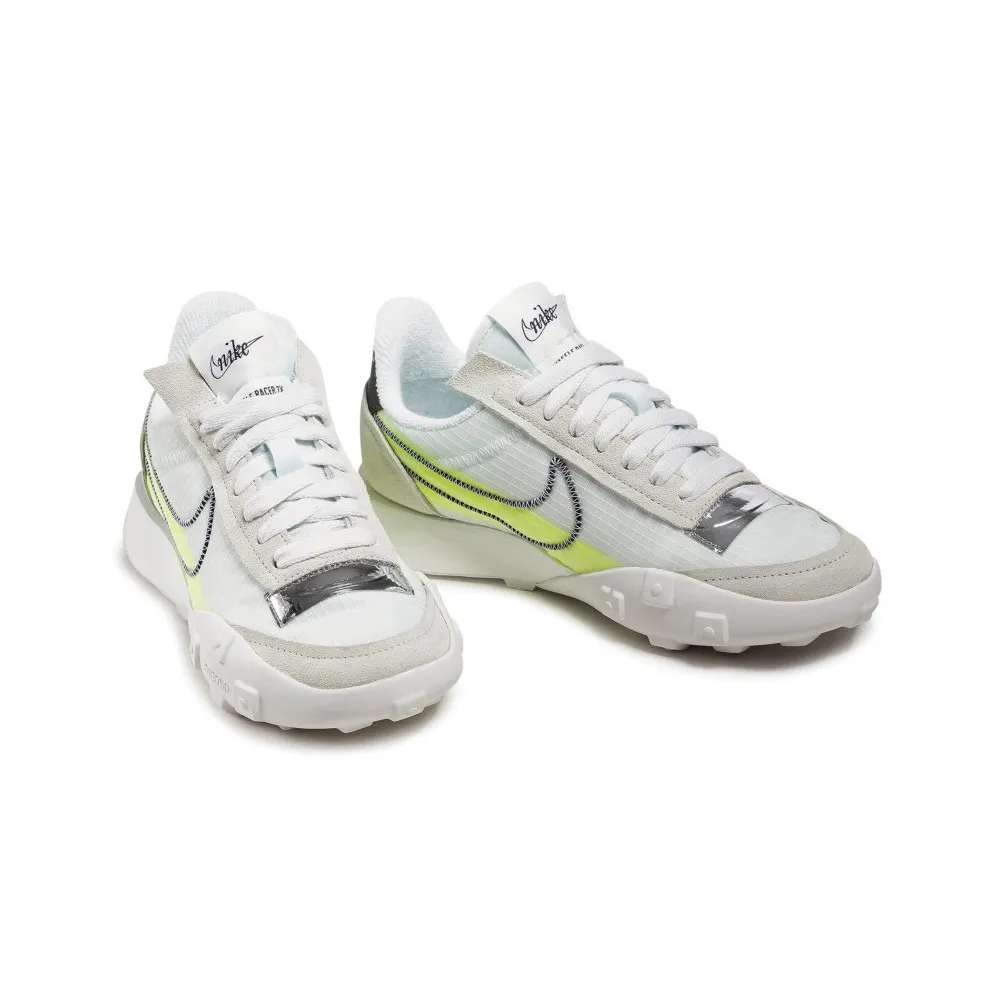 NIKE - Waffle Racer 2x - Summit White/Black/Volt/Chrome - DC4467-100