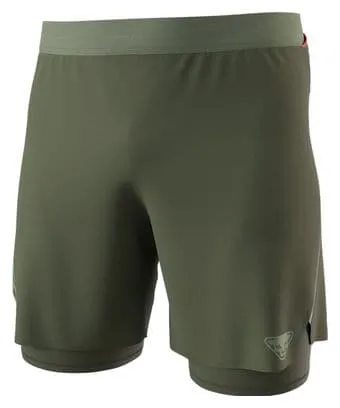 Pantaloncini 2 in 1 Dynafit Alpine Pro Khaki Uomo