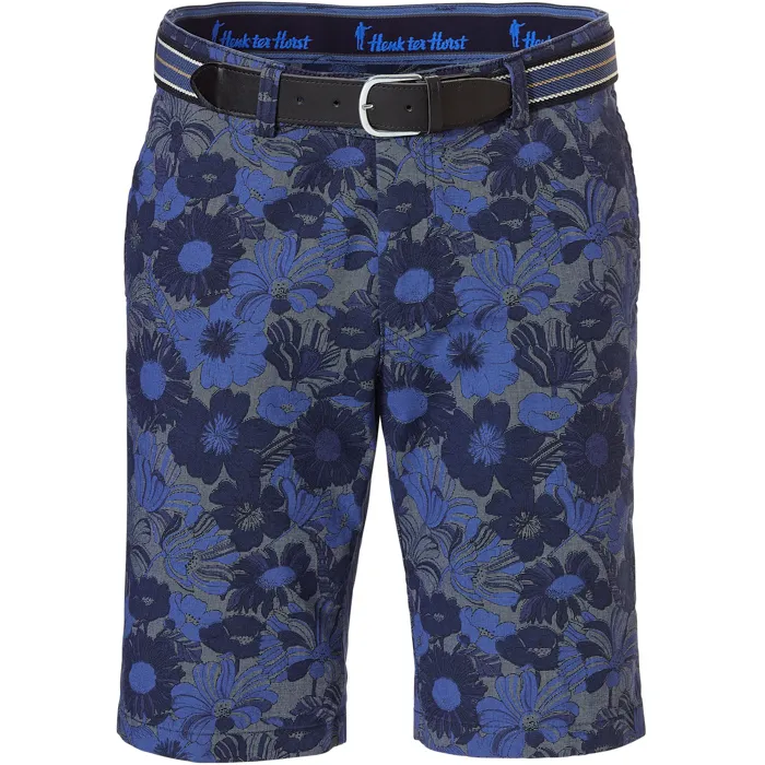 Pantaloncini Henk ter Horst con stampa floreale Blu scuro