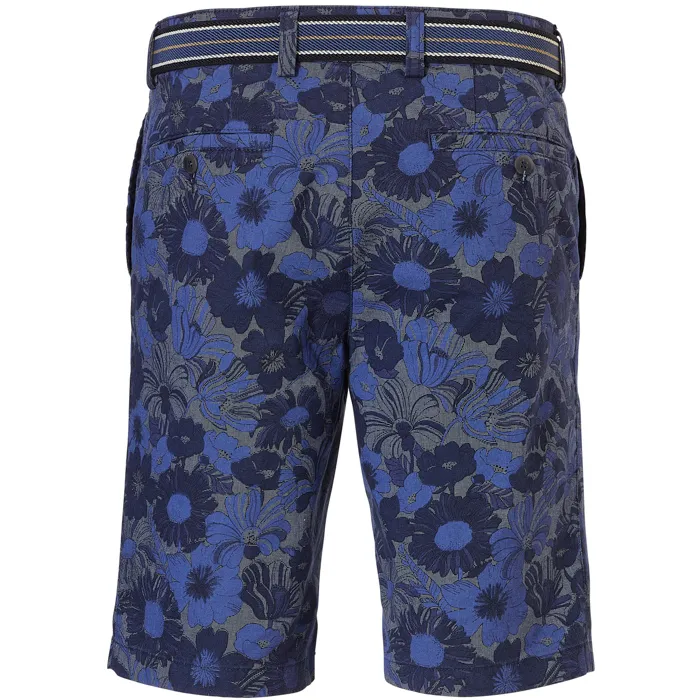 Pantaloncini Henk ter Horst con stampa floreale Blu scuro