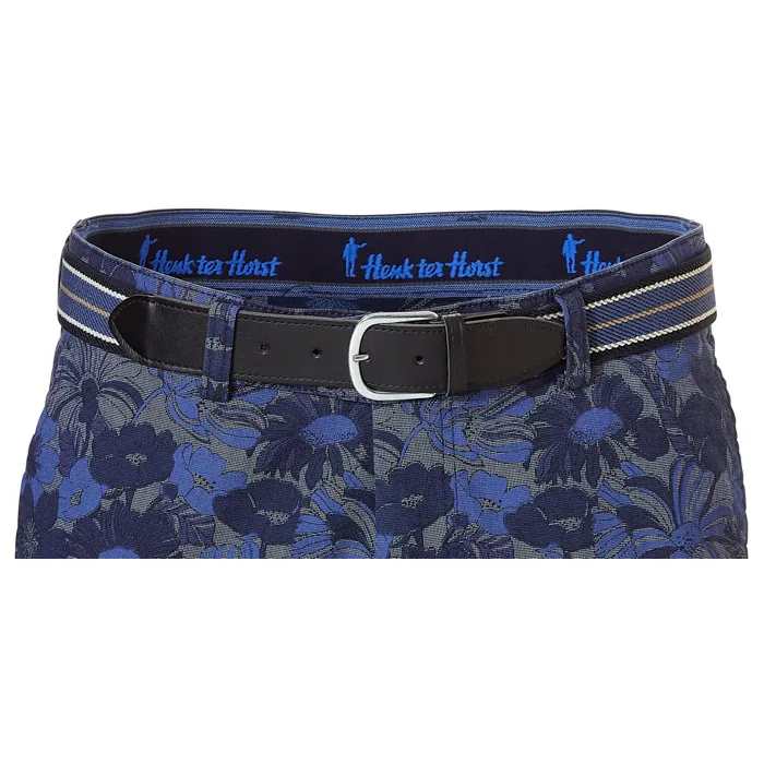 Pantaloncini Henk ter Horst con stampa floreale Blu scuro