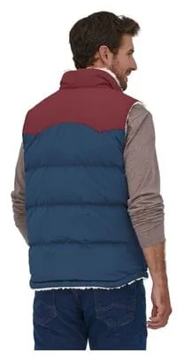 Patagonia Reversible Bivy Men's Blue Sleeveless Down Jacket