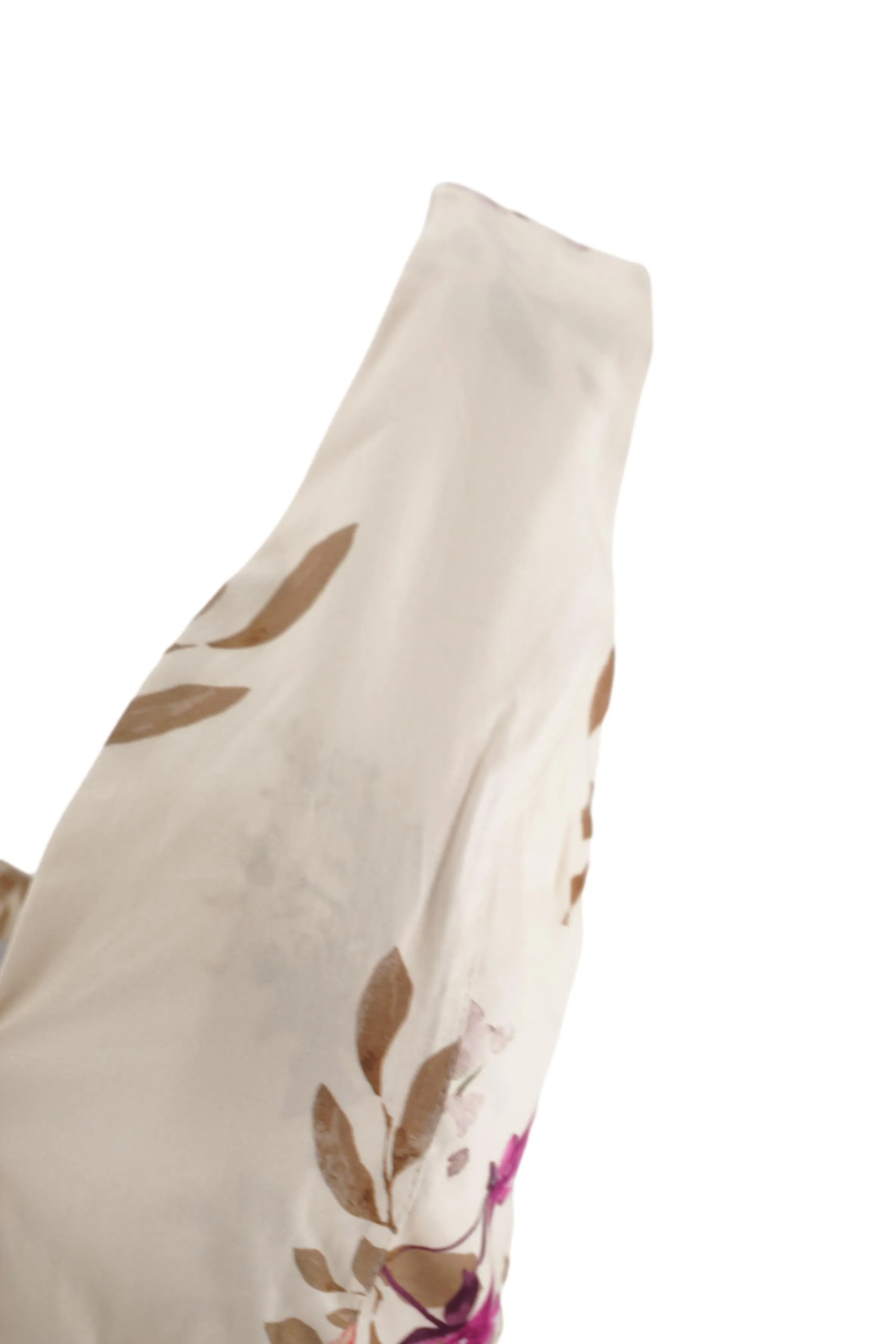 Patterned Cotton Dress / Beige