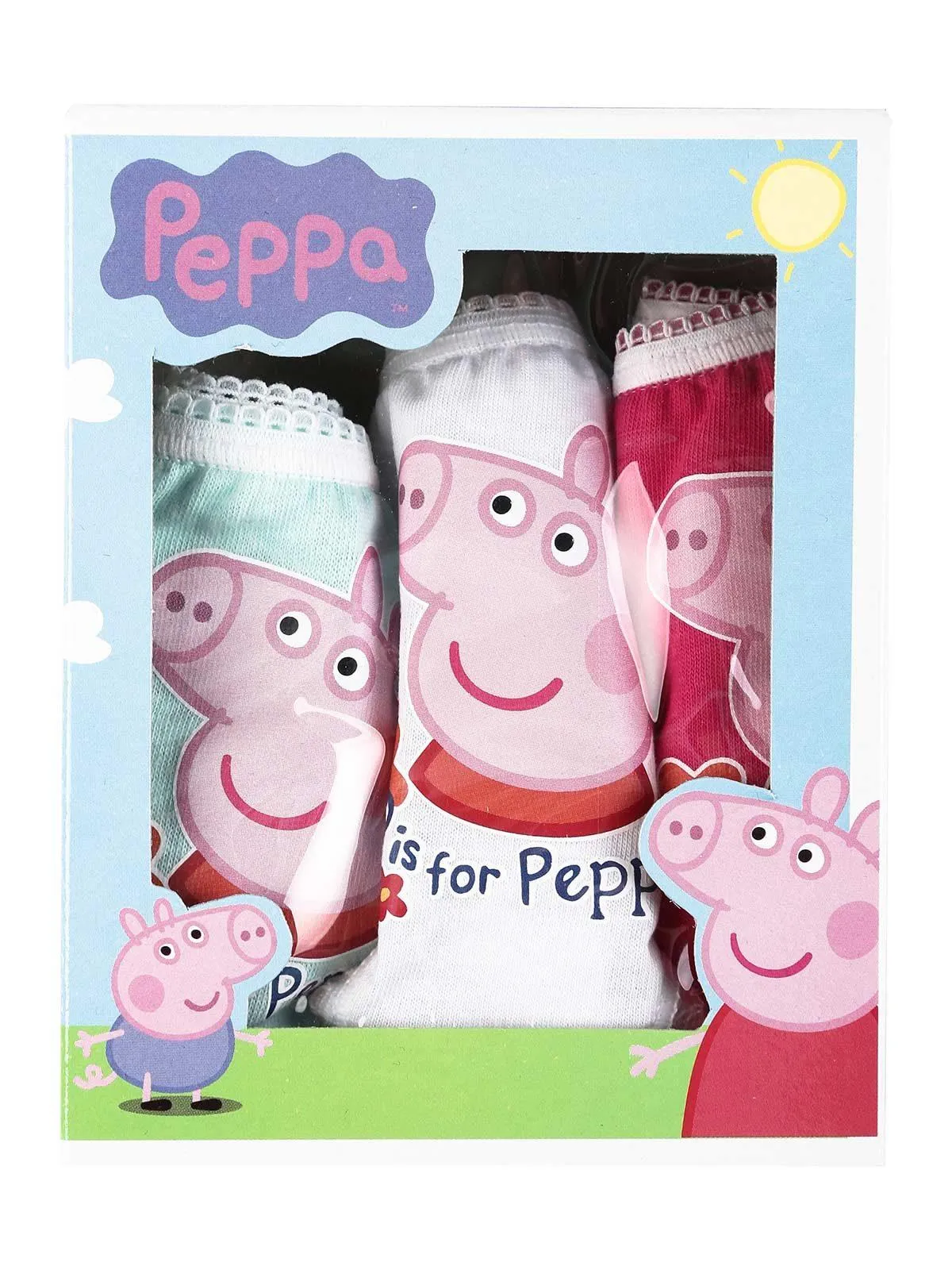 Peppa Pig Slip fille Tris avec imprimé