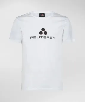 Peuterey Front Print T-Shirt / White