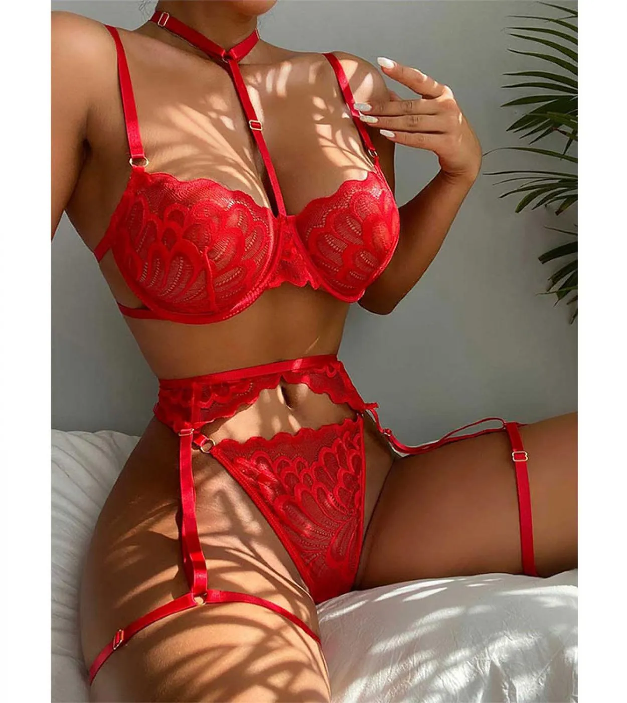 Reggiseno Slip Set Donna Giarrettiere Gstrings Patchwork See Through Lingerie Set Ladies Panty Underwear Set Costume Bra  Br