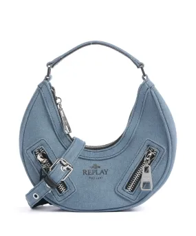  Replay Borsa a spalla cotone jeans  