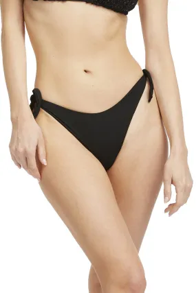 SLIP MARE NERO CON FIOCCHI LATERALI